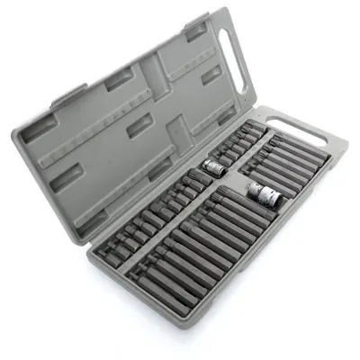 Produktbild von KRAFT&DELE | Schraubendreher Bit Satz, Torx, Sechskant, 40 Zoll, Set Magnetisch T6-T40, Hex, PH2, Schlitz Bitsatz 1/4 Zoll Sechskant