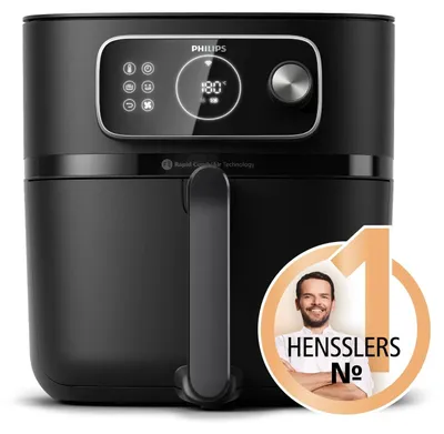 Produktbild von Philips Airfryer Combi XXL Connected, 8,3 l, schwarz (HD9876/90)