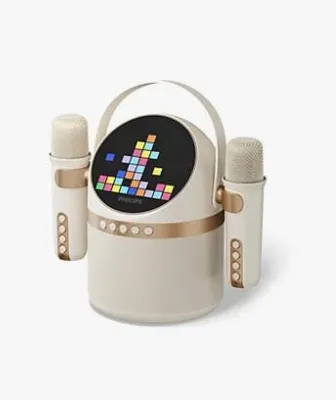 Produktbild von Philips TAS2509WT/00 Tragbarer Karoke Speaker mit Dual Mic weiß