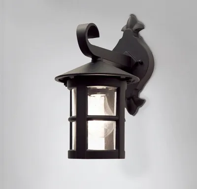 Produktbild von Elstead Hereford Außen-Wandleuchte E27 29cm Schwarz IP43