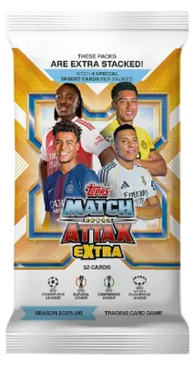 Produktbild von Topps - Match Attax Champions League 2025/26 EXTRA Trading Cards - 1 Booster