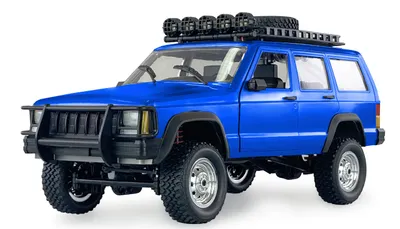 Immagine prodotto di Amewi JC-X12 Scala Blu Spazzolato 1:12 RC modello auto veicolo elettrico fuoristrada a trazione integrale (4WD) RtR 2,4 GHz Incl