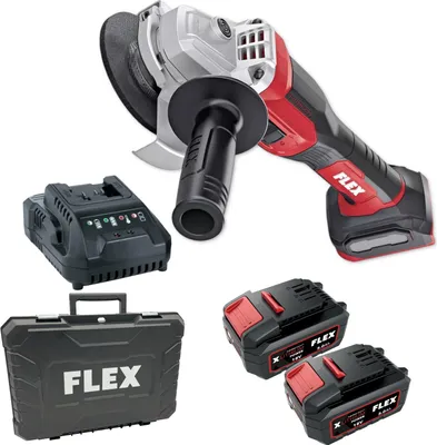 Produktbild von FLEX Akku-Winkelschleifer 18V L 125 18.0-EC LD 534329 2x 5Ah