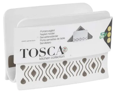 Immagine prodotto di Portatovaglioli Tosca Polipropilene Tortora Cm15X8,5X11