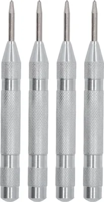 Obrázek produktu pro sada nástrojů 4ks Center Punch Automatic High Speed Steel 5in pro instalaci a údržbu Silver