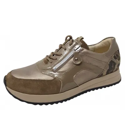 Image de Chaussures basses à lacets Waldläufer en beige, taille 4