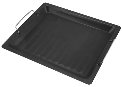 Produktbild von Edelstahl-Grillpfanne, antihaftbeschichtet, Bratpfanne, Grillplatte, Kochgeschirr