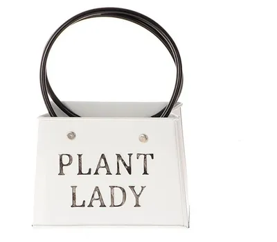 Immagine prodotto di HBx Natural Living Vaso da fiori in metallo Plantlady