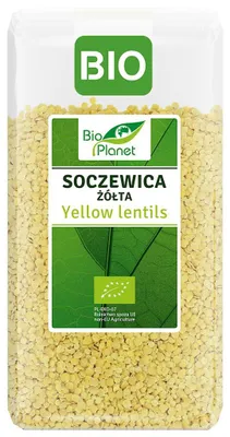 SOCZEWICA ŻÓŁTA BIO 500 g - BIO PLANET