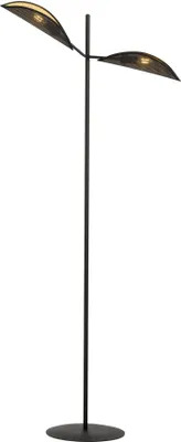 Immagine prodotto di Lampada da terra Emibig 2xE14 40W VENE LP2 NERO/ORO 1158/LP2