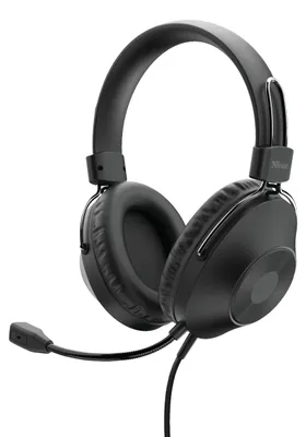 Productafbeelding van Trust 24185 - Koptelefoon met microfoon - Zwart