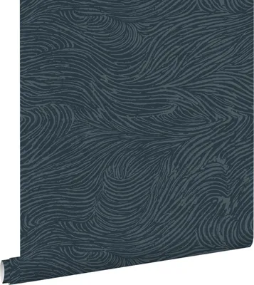 Obrázok produktu pre ESTAhome tapeta 3d vlnovky tmavomodrá 53 cm x 10,05 m