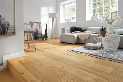 Produktbild von Meister | 1,584 m² | Eiche 20070 Landhausdiele Parkett, Massivholzdielen, Authentische Rustikale Optik, Hochwertige Eichendielen, Naturbelassenes Parkett