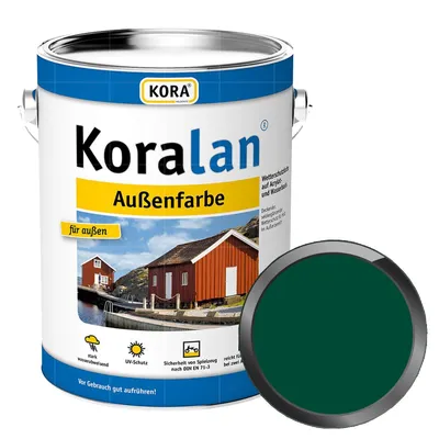 Produktbild von Koralan Außenfarbe 2,5 liter Eimer Moosgrün