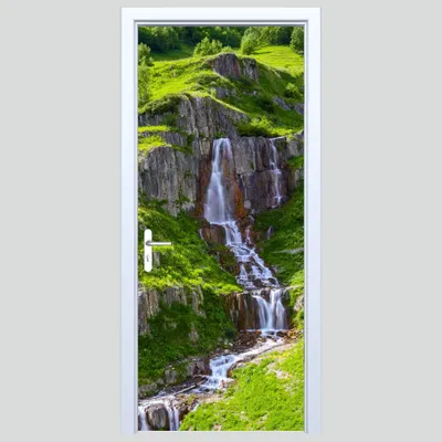 Produktbild von Stoffaufkleber für Bergkaskadentüren 200PD