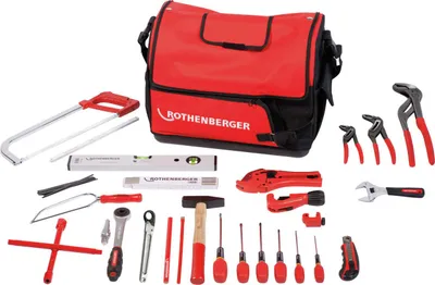 Image de ROTHENBERGER Set d'outils à main avec trousse à outils, 57 pièces - 1000001425