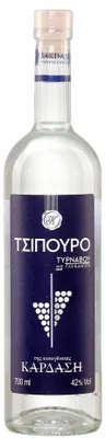 Produktbild von Tsipouro Tirnavou mit Anis 42% 0,7l Kardasi