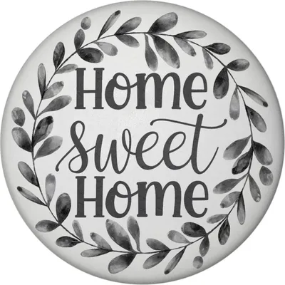 Produktbild von HOME sweet Home Magnet mit Flaschenöffner mit Blätterkranz