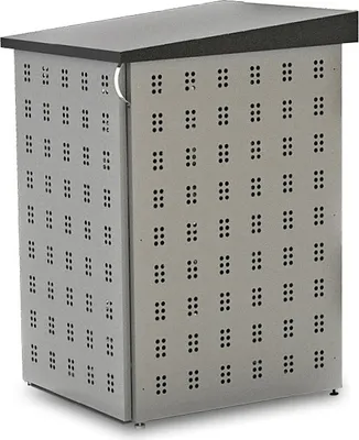 Produktbild von Casa Modul 120 L wasserdichte Mülltonnenbox aus vor verzinktem und pulverbeschichtetem Stahlblech