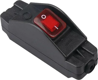 Produktbild von IP65-Druckknopf-Netzschalter, wasserdicht, schwarz, Ein/Aus-Schalter, 30 A, 220 V