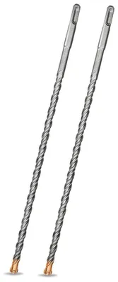 Obrázek produktu pro SDS Plus vrták s kladivem, 10 mm x 350 mm, 2 kusy, vrták do betonu s 4 karbidovými řeznými hranami