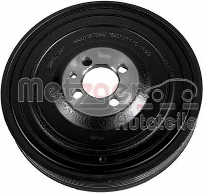 Produktbild von Riemenscheibe Kurbelwelle Ø 165 mm 6 Rippen METZGER für u.a. FIAT DUCATO