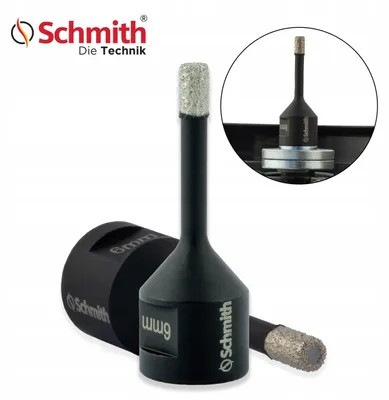 Zdjęcie produktu dla SCHMITH wiertło diamentowe do płytek otwornica diamentowa z trzpieniem M14 6mm