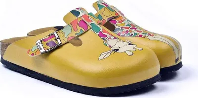 Produktbild von Damen Clogs Calceo mit Giraffe CAL3426 35