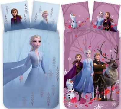 Produktbild von Disney Die Eiskönigin - 2 x Wende-Bettwäsche-Set, 135x200 & 80x80