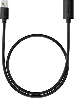 Produktbild von Baseus AirJoy, 0,5 m, USB A, USB A, USB 2.0, 480 Gbit/s, Schwarz