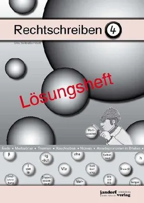 Produktbild von Rechtschreiben 4 (Lösungsheft)