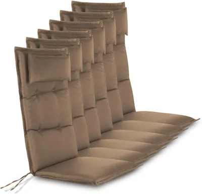 Produktbild von Aspero 6 Premium Hochlehner Stuhlauflagen