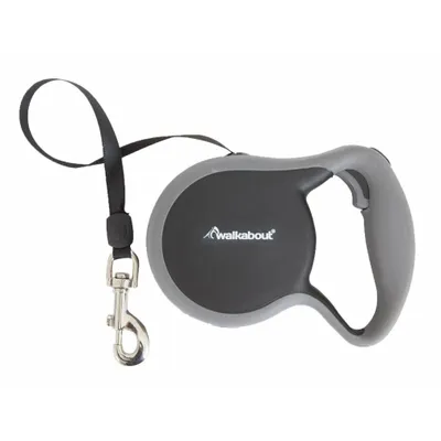 Produktbild von Walkabout Retractable Leash Schwarz S