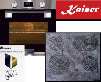 Produktbild von Autarkes Herd Set Kaiser Kaiser EH 6337 Pyrolyse Einbaubackofen /79L/ Kaiser KCT 6715 F Ära