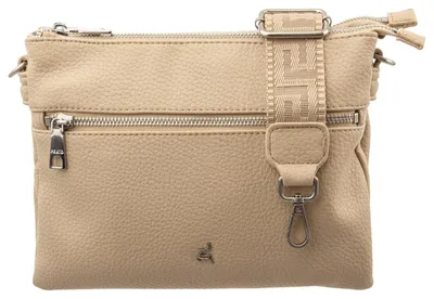 Produktbild von Prato S017-G genarptes PolyurethanUmhängetasche Handtasche beige