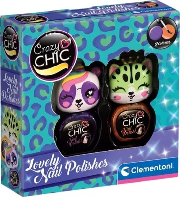 Obrázek produktu pro CLEMENTONI Crazy Chic Beauty: Sada laků na nehty 1