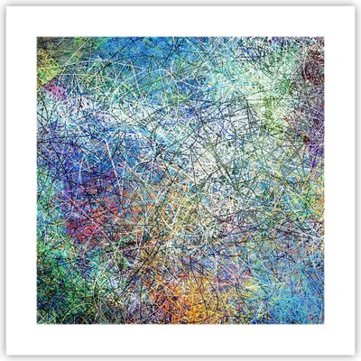 Produktbild von Poster - Poster ohne Rahmen - Abstraktion modern - 40x40 cm - Wand Bild - Wanddeko - Wandbilder - Kunstposter - Wandposter - Bilder - Kunstdruck - Wanddekoration - Wandbild - P2XAC40x40-3668