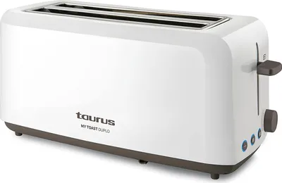 Produktbild von Taurus MyToast Duplo, Weiß, Tasten, Drehregler, 1450 W, 262 mm
