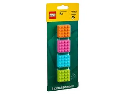Produktbild von LEGO Iconic 4x4-Stein-Magnete - 853900, 30 mm, 30 mm, Blisterkarte, 4 Stück(e)