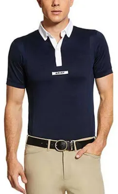 Produktbild von Ariat Tek Kurzarm-poloshirt Blau L Mann Blau L