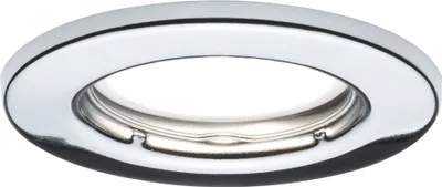 Obrázok produktu pre Vstavaná LED svietidlo, okrúhle, 4,5 W, GU10, chróm / pevné