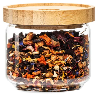 Image de Bocal empilable avec couvercle en bambou 300 ml empilable hermétique
