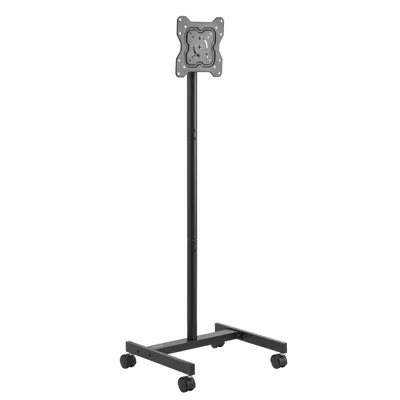 Produktbild von VEVOR rollbarer TV-Ständer Standfuß Fernsehstand für 431,8-1397 mm flach & Curved-TVs, tragbarer TV Bodenständer bis zu 20 kg (Max. VESA 200 x 200 mm) für Wohnzimmer Schlafzimmer Büro Outdoor