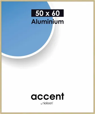 Produktbild von accent by nielsen Aluminium Bilderrahmen Accent, 50x60 cm, Gold