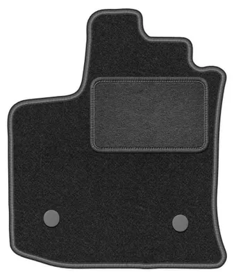 Image de Tapis conducteur en moquette pour Dacia Lodgy 2012- (7 places) – 1 pièce, gris graphite, sur mesure – Wielganizator LUX