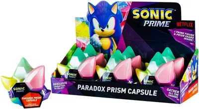Zdjęcie produktu dla Sonic Prime Paradox Prism 1 Collector's Pack 6pcs In CDU, 3 lat(a), Dźwiękowy, Wielobarwny, Plastik, 6 szt.
