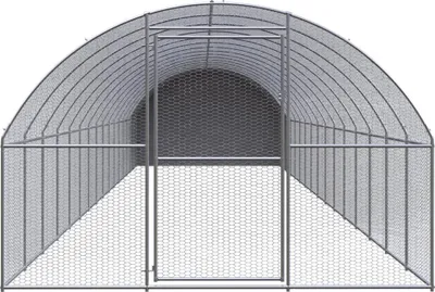 Obrázok produktu pre vidaXL Vonkajší kurník 3x16x2 m Pozinkovaná oceľ