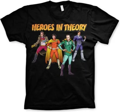 Produktbild von TBBT - Heroes In Theory T-Shirt - Small - Black