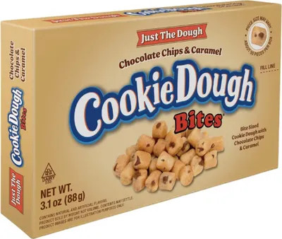 Produktbild von Cookie Dough Bites Chocolate Chips & Caramel 88g
