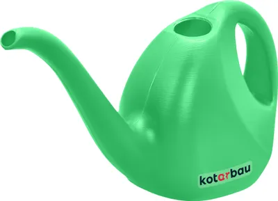 Immagine prodotto di KOTARBAU® Innaffiatoio da giardino in plastica da 2 litri con beccuccio lungo Piccolo innaffiatoio Innaffiatoio per interni ed esterni, innaffiatoio per la casa Innaffiatoio verde